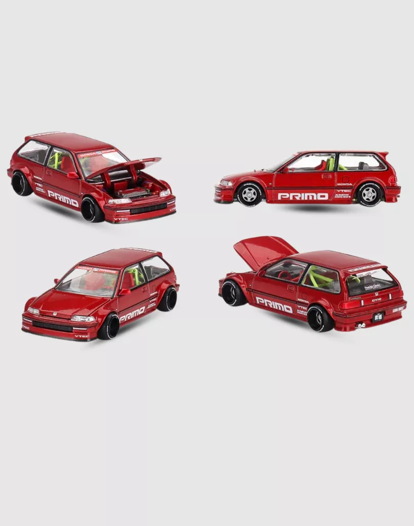 Kaido House KHMG156 Honda Civic (EF) Kaido Works V2- M Red - Image 3