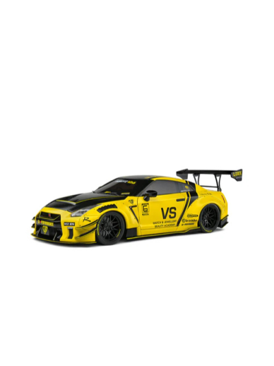 Solido 1:18  NISSAN GT-R (R35) W/ LIBERTY WALK BODY KIT 2.0 YELLOW 2020