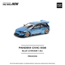 POPRACE 1:64 PR640206 PANDEM CIVIC EG6 - BLUE CHROME