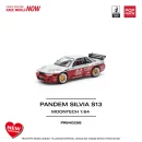 POPRACE 1:64 PR640258 Panden Silvia S13 - Moontech Red