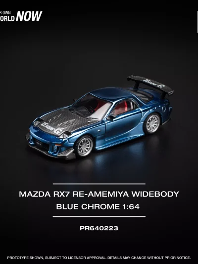 POPRACE 1:64 PR640223 MAZDA RX7 RE-AMEMIYA WIDEBODY