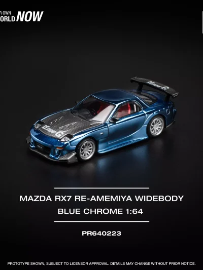 POPRACE 1:64 PR640223 MAZDA RX7 RE-AMEMIYA WIDEBODY