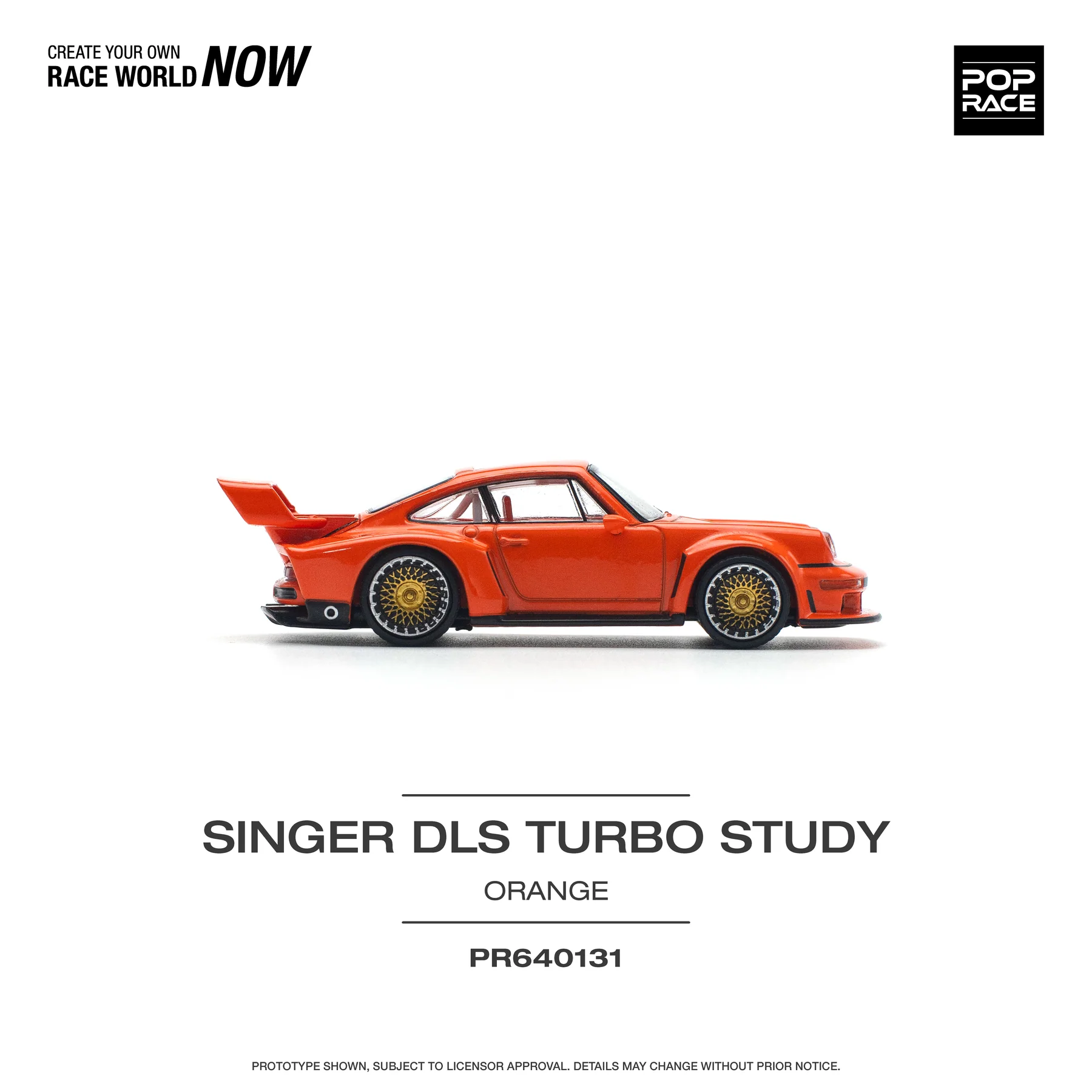 POPRACE 1:64 PR640131 SINGER DLS TURBO (TRACK) ORANGE - Image 5