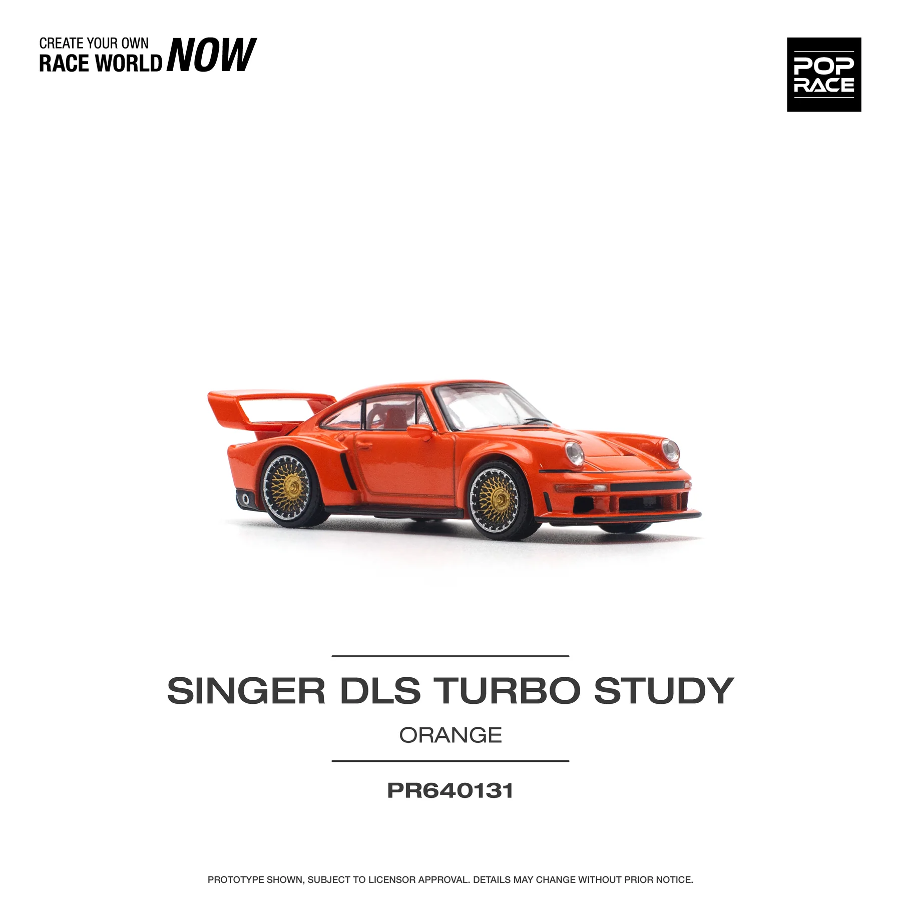 POPRACE 1:64 PR640131 SINGER DLS TURBO (TRACK) ORANGE - Image 6