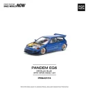 POPRACE 1:64 PR640174 PANDEM CIVIC EG6 METALLIC BLUE