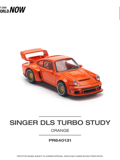 POPRACE 1:64 PR640131 SINGER DLS TURBO (TRACK) ORANGE
