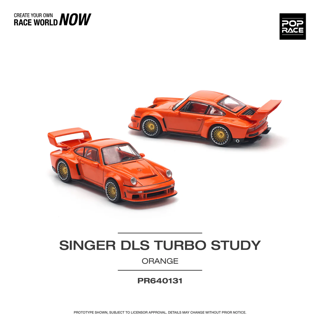 POPRACE 1:64 PR640131 SINGER DLS TURBO (TRACK) ORANGE - Image 4
