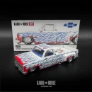 Kaido House X MINIGT KHMG157 Chevrolet Silverado Dually on Fire V2